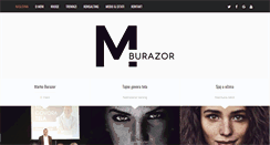 Desktop Screenshot of markoburazor.com