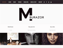 Tablet Screenshot of markoburazor.com